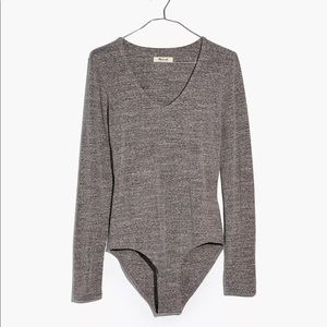 Madewell V-Neck Full-Coverage Bodysuit